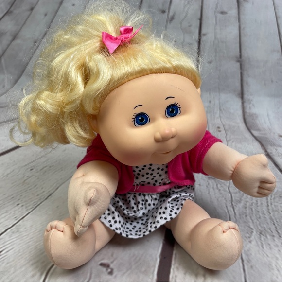 CABBAGE PATCH WCT-07K 2015 Kid Girl Blonde Blue Eyes Doll - Picture 6 of 8